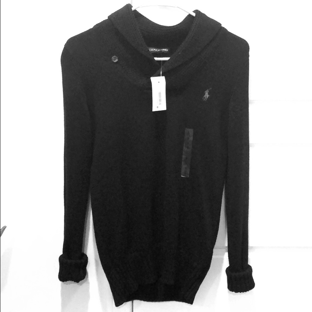 Ralph Lauren Polo Sweater Black Small